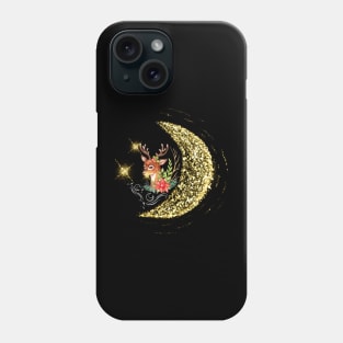 Winter Solstice Stag &Fantasy Moon Women's Phone Case