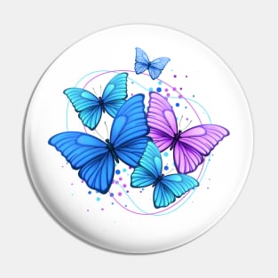 Flying Butterflies: Delicate Whimsy Pin