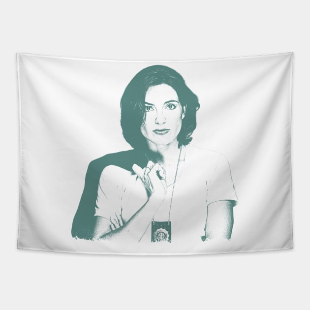 Olivia Benson // 90s Aesthetic Design Tapestry by Knockbackhaunt