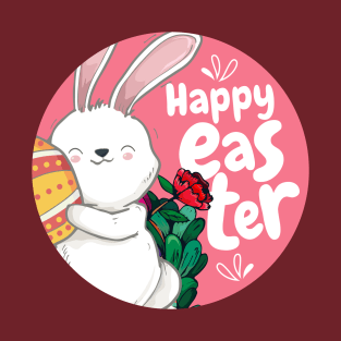 Happy Easter. Cute Easter Bunny design T-Shirt