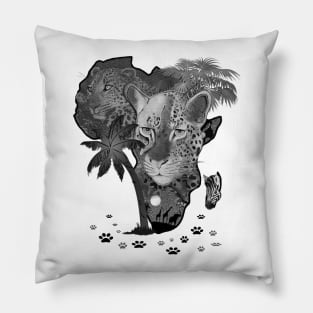 African Continent Pillow