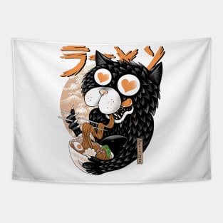 Cat Love Ramen Tapestry