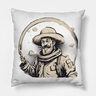 Inspector Spacetime Humorous Space Travels Pillow