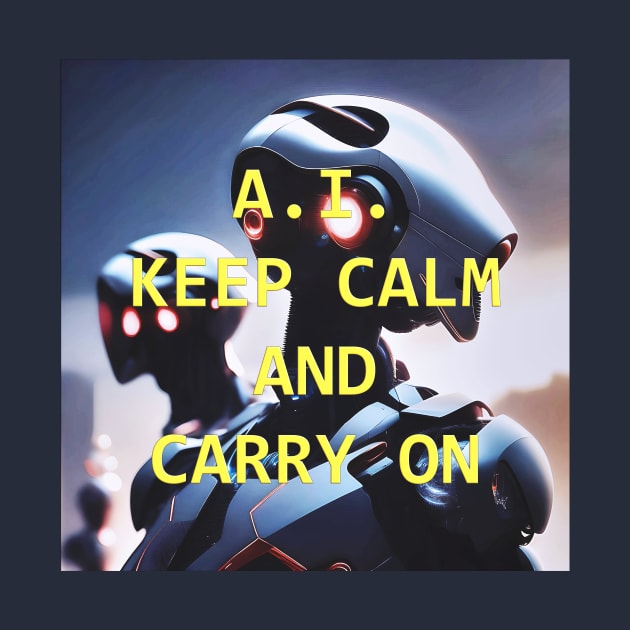 Artificial Intelligence: Keep Calm and Carry On by FantasyArtIOM