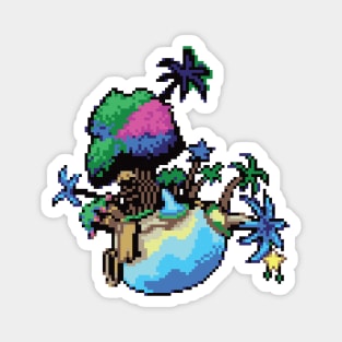 Destiny Islands Pixel Art Magnet