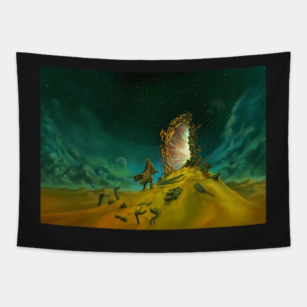 Enos - "All Too Human" Tapestry by zeichentier