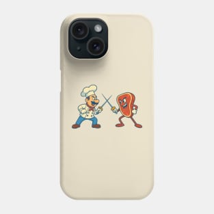 Chef vs Steak Phone Case