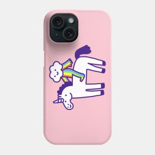 Unicorn and Rainbow Phone Case