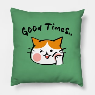 Good Times cat Pillow