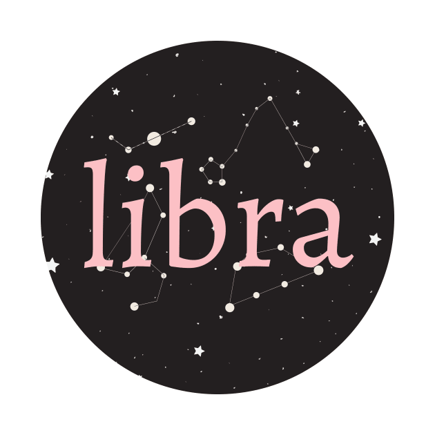 Libra Zodiac Sign Star Circle by magicae