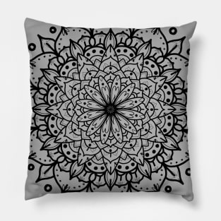 MONOCHROME MANDALA Pillow