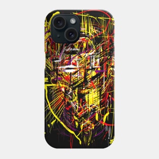 Maya King - abstract face Phone Case