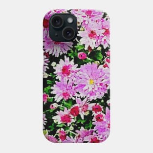 Floral pattern - pink flowers Phone Case