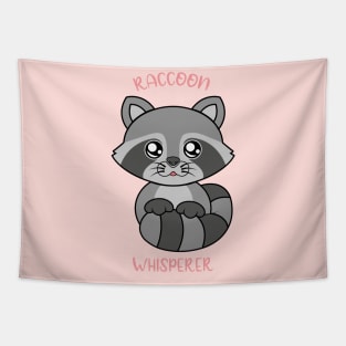 Raccoon whisperer, cute raccoon Tapestry