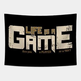 Life Is A Game Tapestry