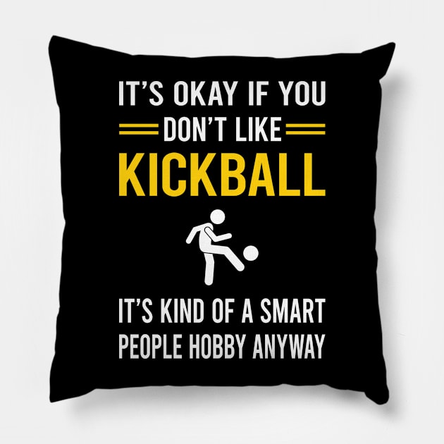 Smart People Hobby Kickball Pillow by Bourguignon Aror