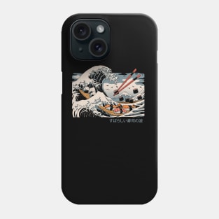 The Great Sushi Wave Phone Case