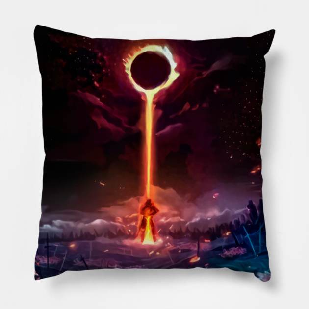 Ring on Fire Pillow by Christian94
