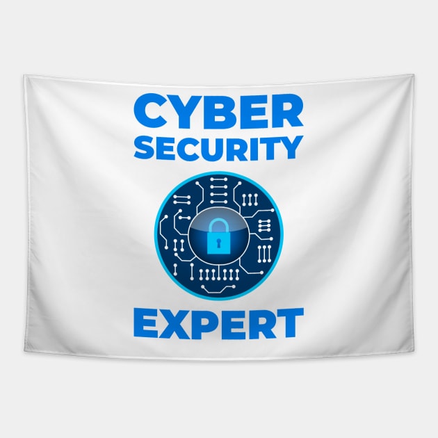 Cyber security Tapestry by T-Shirts Zone