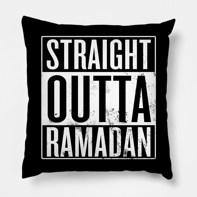 Straight Outta Ramadan Pillow by Saulene