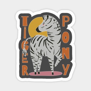 Tiger Pony Magnet