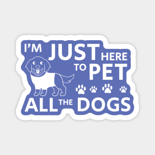 Pet All The Dogs Magnet