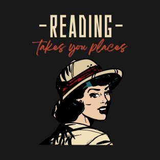 Reading Takes You Places T-Shirt