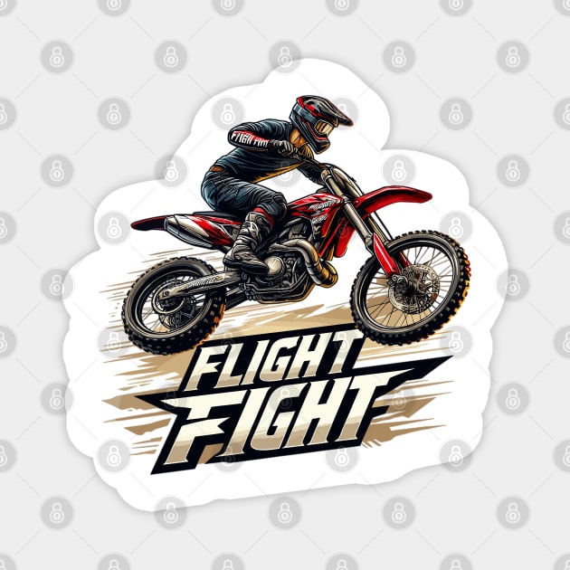 Motocross Magnet by Vehicles-Art