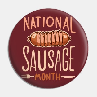 National Sausage Month – October Pin