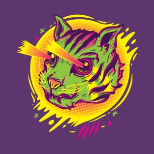 The Cat with Laser Eyes T-Shirt