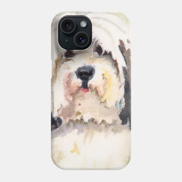 Havanese Watercolor Painting - Dog Lover Gifts Phone Case by Edd Paint Something