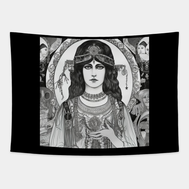 Theda Bara Tapestry by ComicsFactory