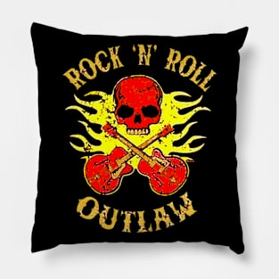 Rock 'n' Roll Outlaw (Colour 3) Pillow