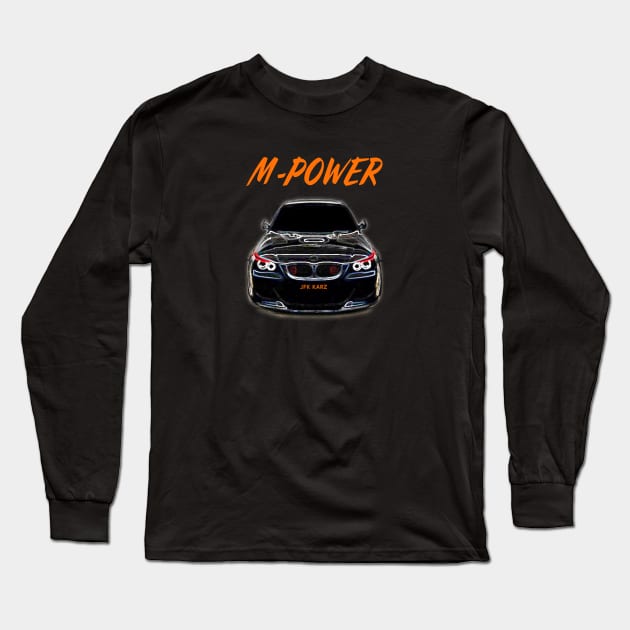 BMW 5 Series E60 E61 M Power Long Sleeve T-Shirt