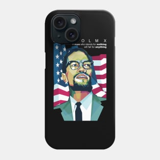 Malcolm X quotes Phone Case