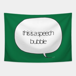 Speech Bubble Tapestry