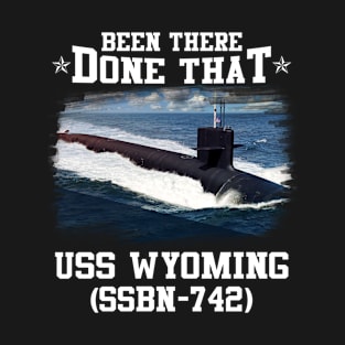 USS Wyoming SSBN-742  Veterans Day Christmas Gift T-Shirt