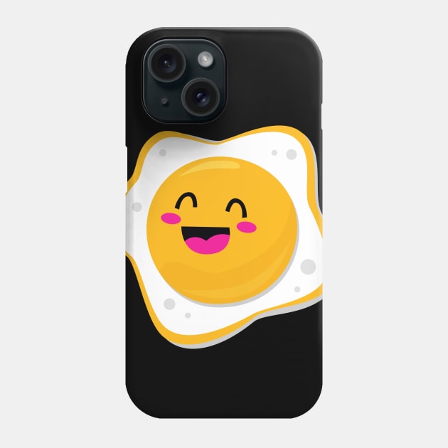 Cute Omelette Design Phone Case by BrightLightArts