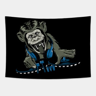 DJ Monkey Tapestry