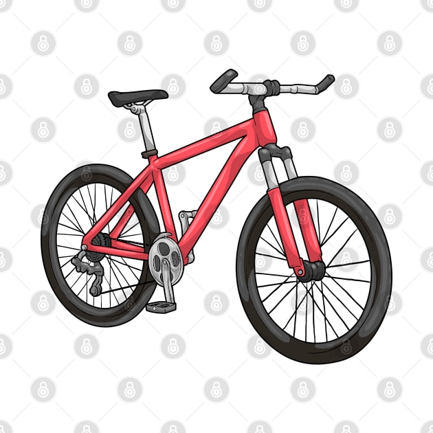 Men's bike red by Markus Schnabel