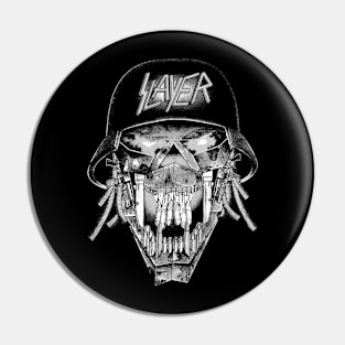 Skull Old Rock Veteran Pin