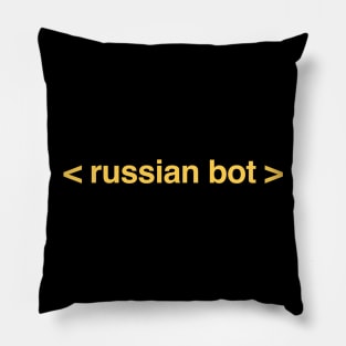 Funny Russian Bot / Internet Troll Pillow