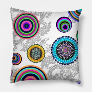 Colorful motifs Pillow