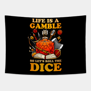 Gamble Dice Tapestry