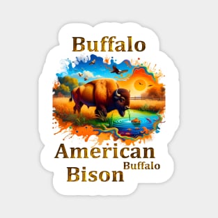 American Buffalo Bison Magnet