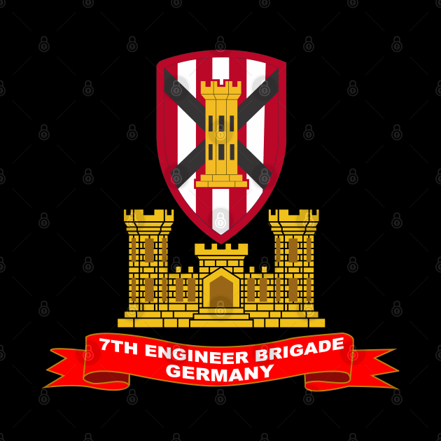 7th Engineer Brigade - 1969 - Germany - ENG  Br - Ribbon X 300 by twix123844