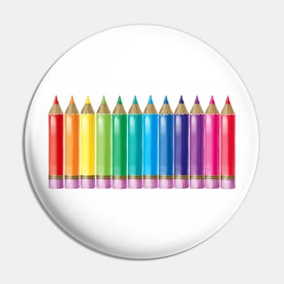 Rainbow Pencil Collection Pin