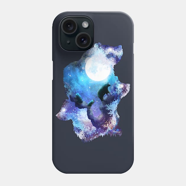 Moon Bears Phone Case by DVerissimo