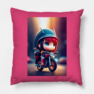 Cute Warrior-Brave and Adorable Print Art-0004 Pillow