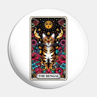 Bengal  Cat Tarot Card Pin